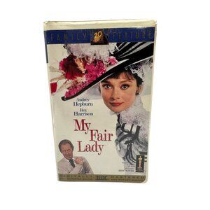 My Fair Lady VHS Audrey Hepburn Rex Harrison 1964 Family Feature THX